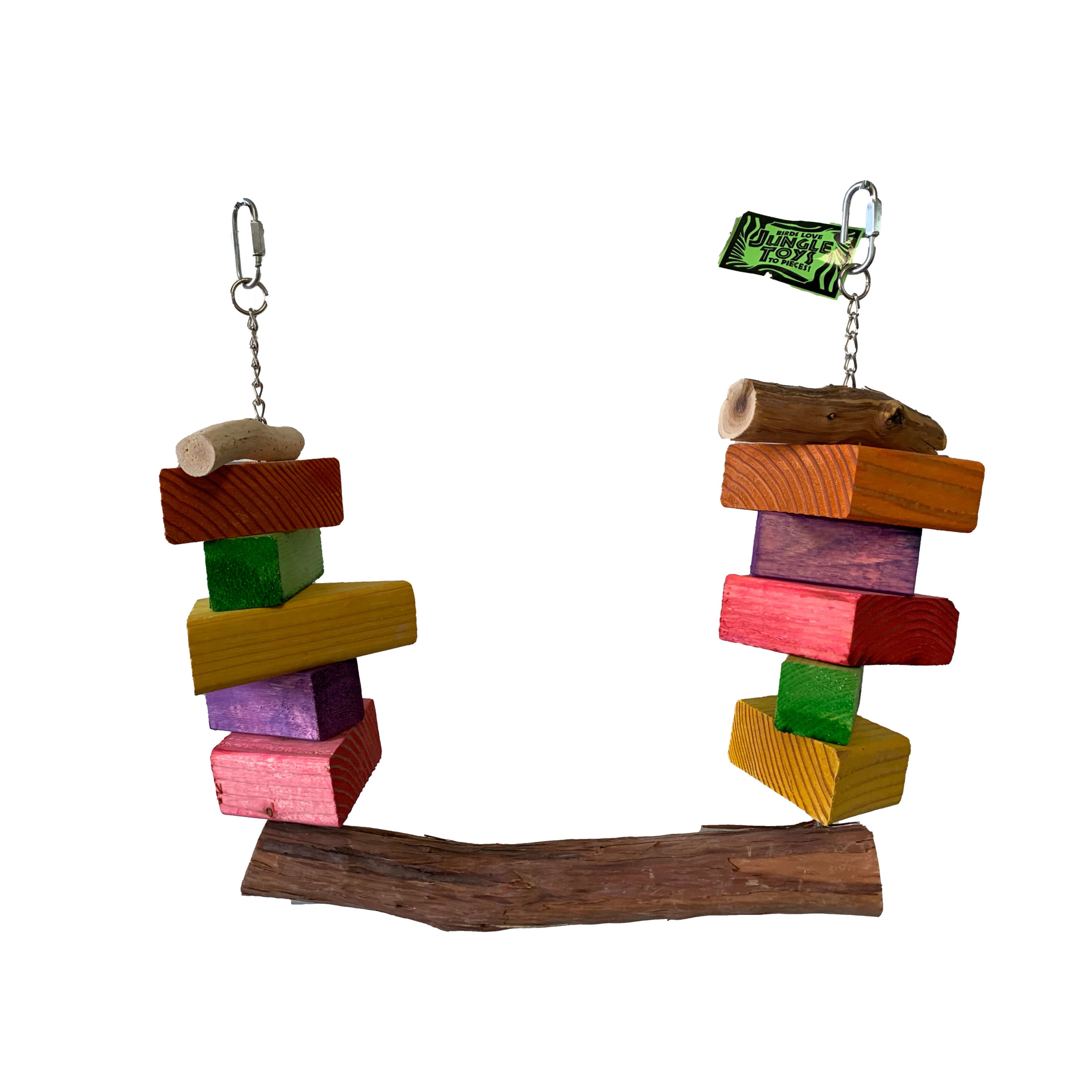 Jungle Toys Ribbonwood Swing - Feathered Follies